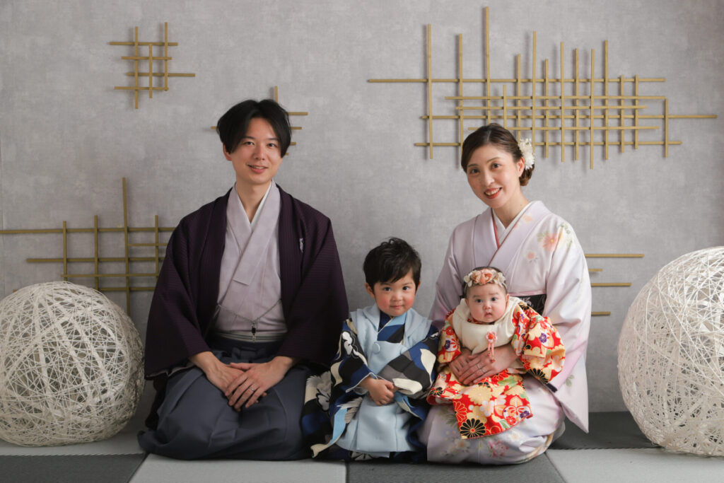 奈良市・生駒市・精華町_七五三ママ訪問着_七五三撮影_家族撮影